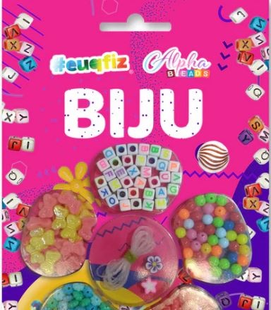 #Euqfiz Mini AlphaBeads Biju - I9 Brinquedos