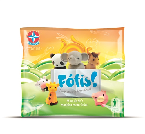 Fófis Borrachas Colecionáveis - Estrela