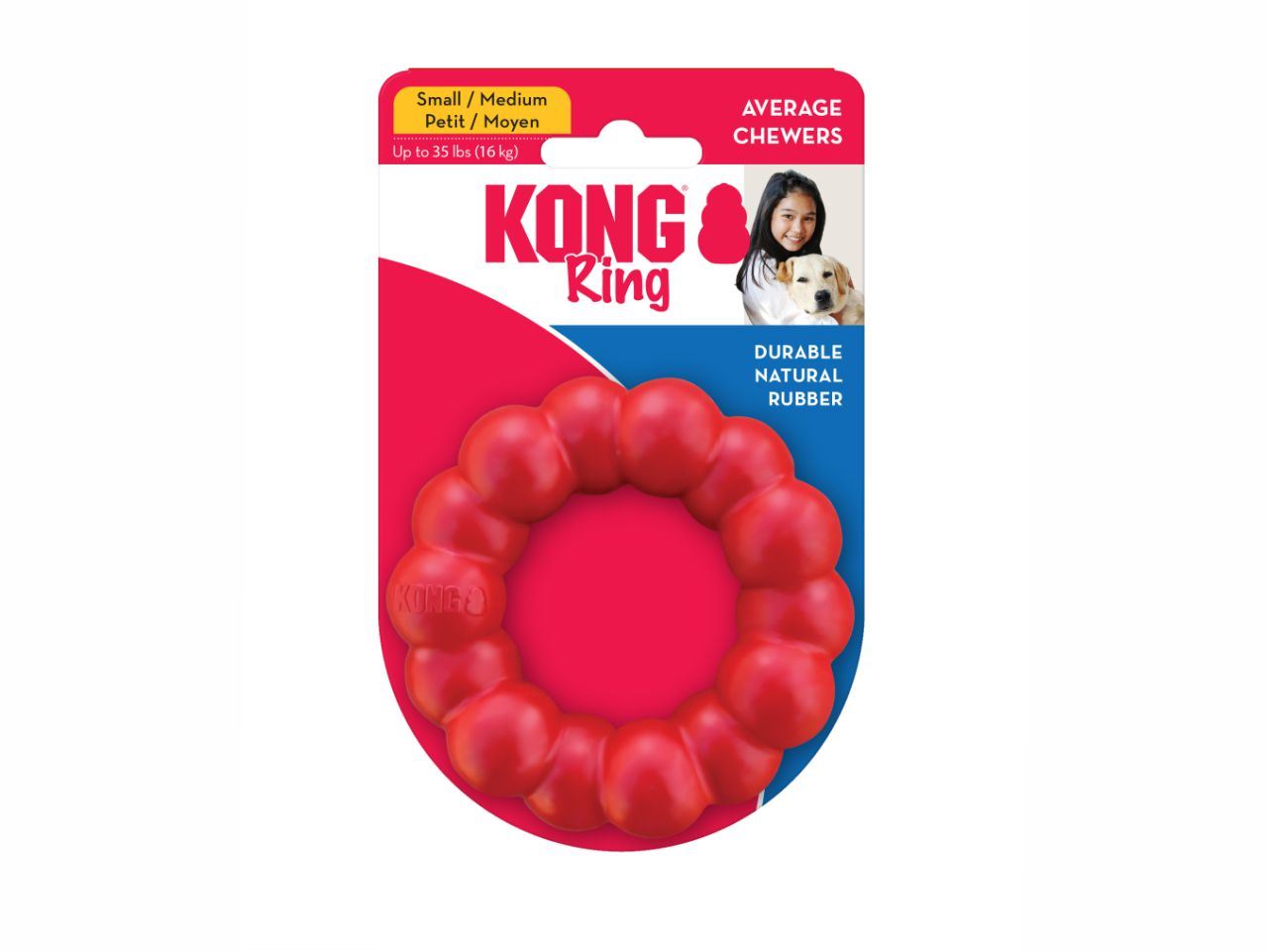 Kong Ring Small/Medium REALPET COMÉRCIO ATACADISTA DE PRODUTOS