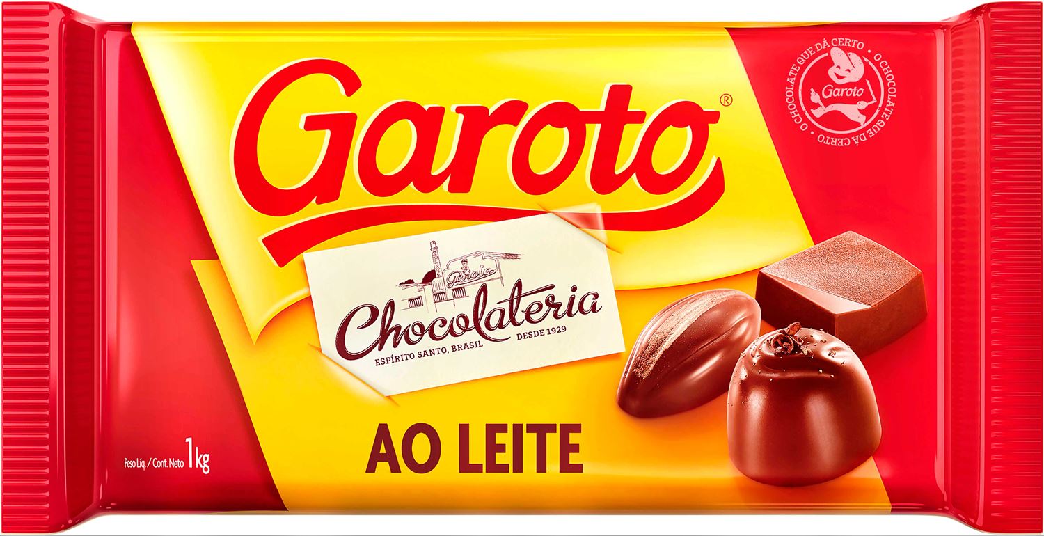 Cobertura Garoto 1Kg Ao Leite Cobertura Ao Leite (7891008312003)
