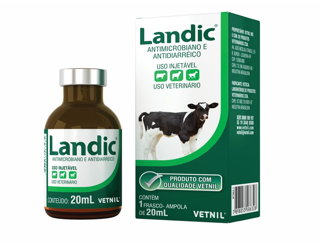 Landic Injetável 20ml - REALPET COMÉRCIO ATACADISTA DE PRODUTOS ...