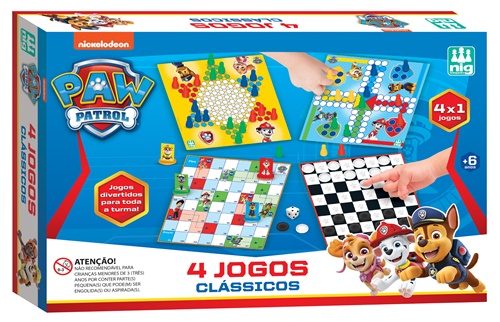 4 Jogos Clássicos Patrulha Canina - Nig Brinquedos