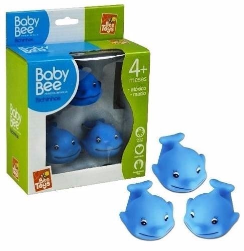 Golfinho 3 Filhotes - Bee Toys