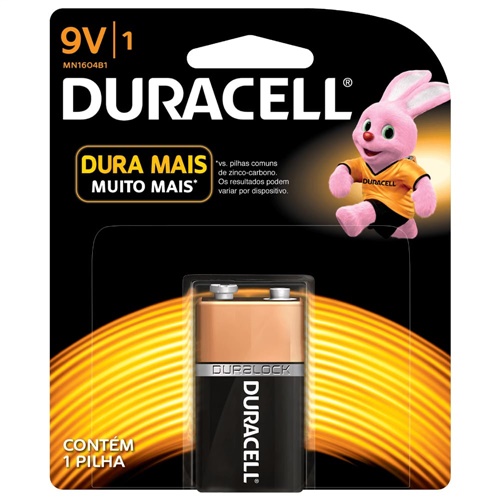 Bateria 9V - Duracell