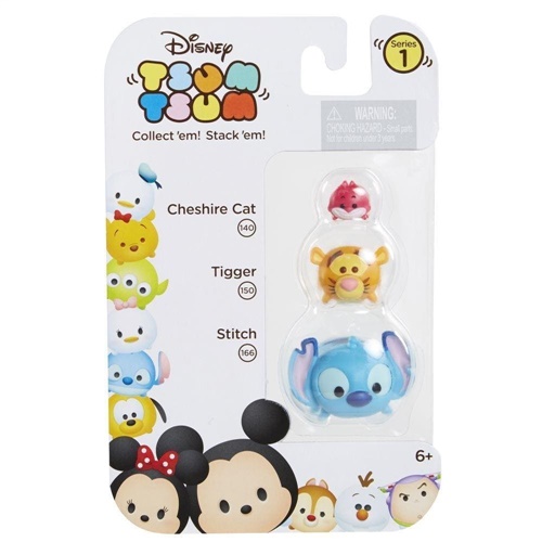 Mini Figuras Tsum Tsum com 3 Figuras - Estrela