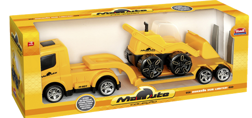 Caminhão Mamute Prancha Carregadeira - Usual Brinquedos