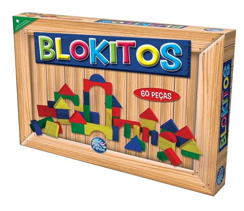 Blokitos 60 peças - Pais e Filhos