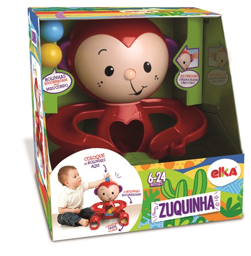 Brinquedo Infantil Zuquinha Escorrega Bolinha - Elka