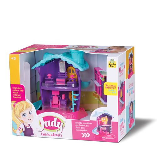 Casinha de Boneca Judy - Quarto - Samba Toys