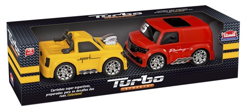 Carrinho Turbo Streets - Duplo X - Usual Brinquedos