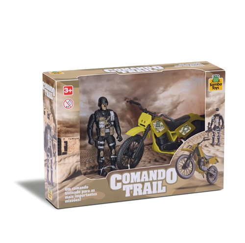 Moto com Boneco D.P. - Samba Toys