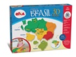Quebra-Cabeça Mapa do Brasil 3D - Elka