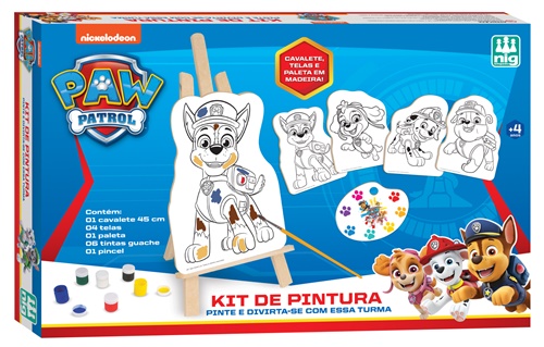 Kit Pintura Patrulha Canina - Nig Brinquedos