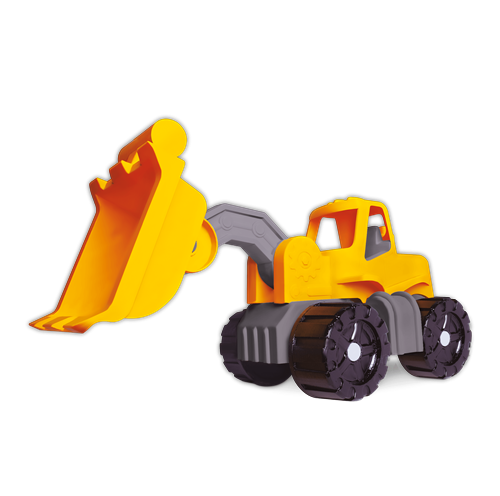 Trator Truck Carregadeira Rocks Construction - Samba Toys