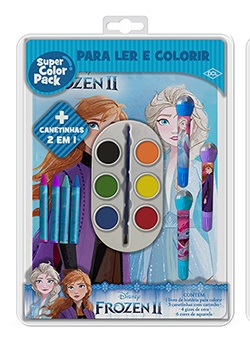 Livro Para Colorir Super Color Pack - Frozen 2 - DCL
