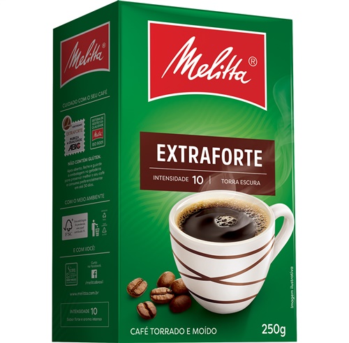 CAFE A VACUO MELITTA 250G EXTRA FORTE