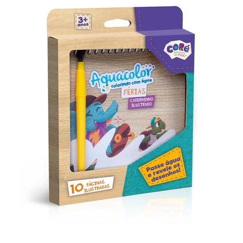 Aquacolor Férias Caderno Ilustrado - Toyster