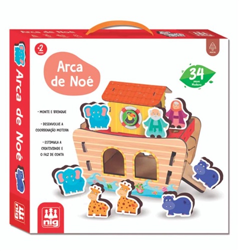 Arca de Nóe Montessori - Nig Brinquedos