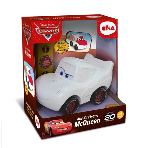 Arts Kit Pintura Carro Relâmpago McQueen - Elka