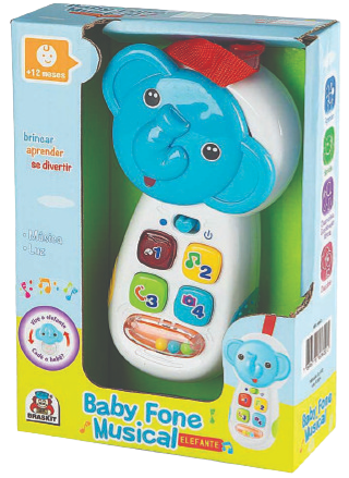 Baby Fone Elefante - Braskit