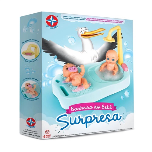 Banheira do Bebê Surpresa - Estrela