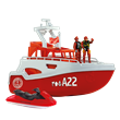 Barco Iate Bombeiro - Samba Toys