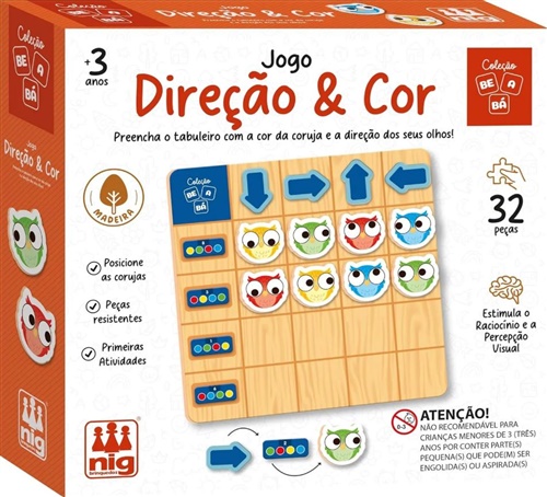 Be a Bá Direção e Cor 32 Peças - Nig Brinquedos