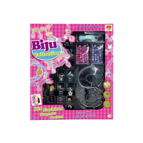 Biju Collection Kit Fashion Pingente Pocket - DM Toys