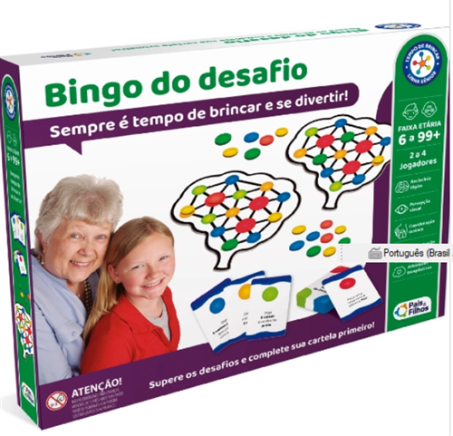 Bingo do Desafio - Pais e Filhos