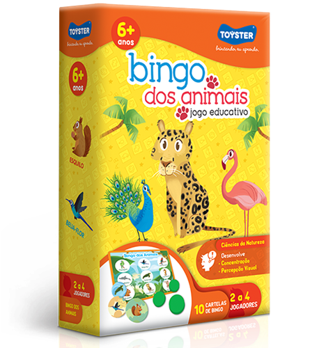 Bingo dos Animais - Jogo Educativo - Toyster