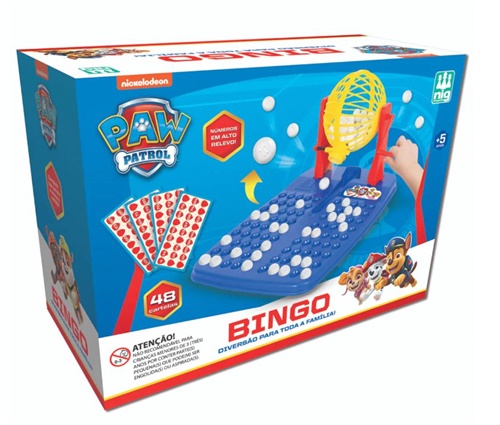 Bingo Patrulha Canina - Nig Brinquedos
