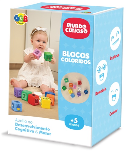 Blocos Coloridos - GGB Brinquedos