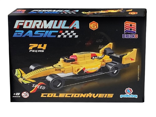 Blocos de Montar Bricko Fórmula Basic - Polibrinq