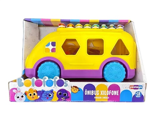 Ônibus Xilofone - Bolofofos - Yes Toys