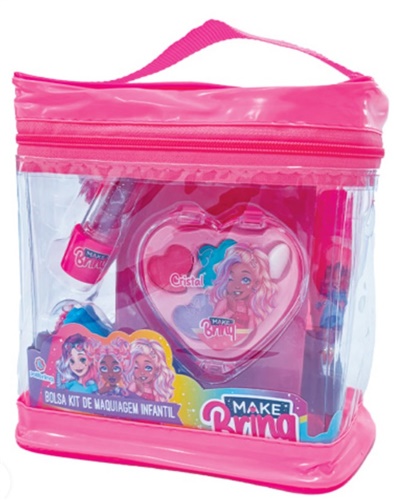 Bolsa Kit De Maquiagem Infantil - Polibrinq