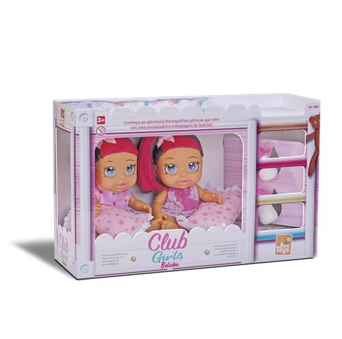 Boneca Club Girls Beliche - Bee Toys