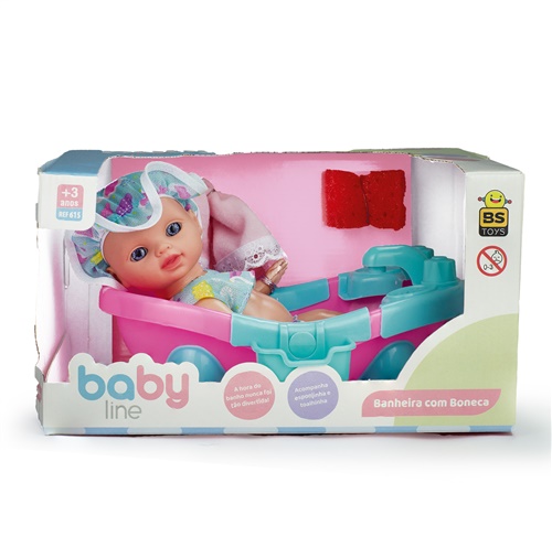 Boneca com Banheira - BS Toys