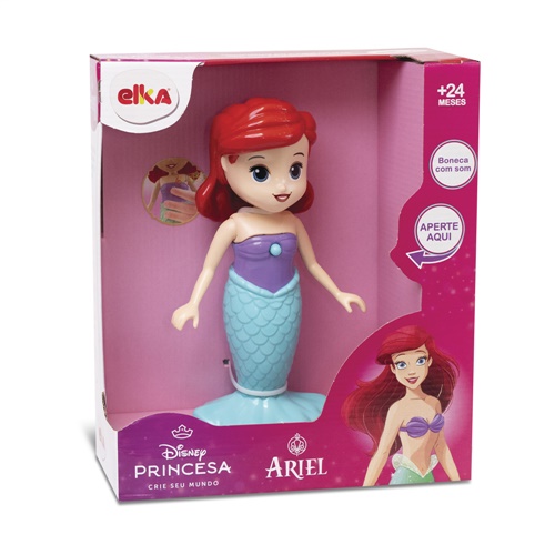 Boneca com Som - Ariel - Elka