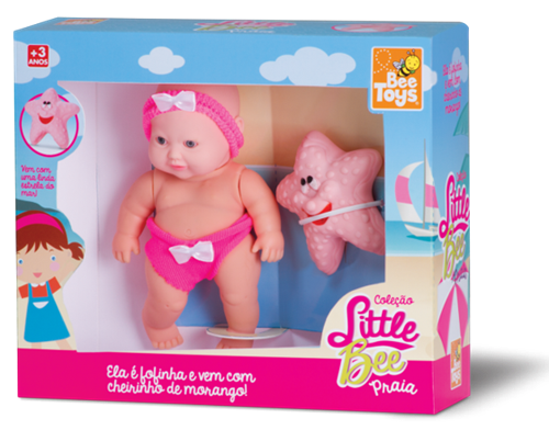 Boneca Little Bee Praia - Bee Toys