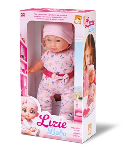 Boneca Lizie Baby - Bee Toys