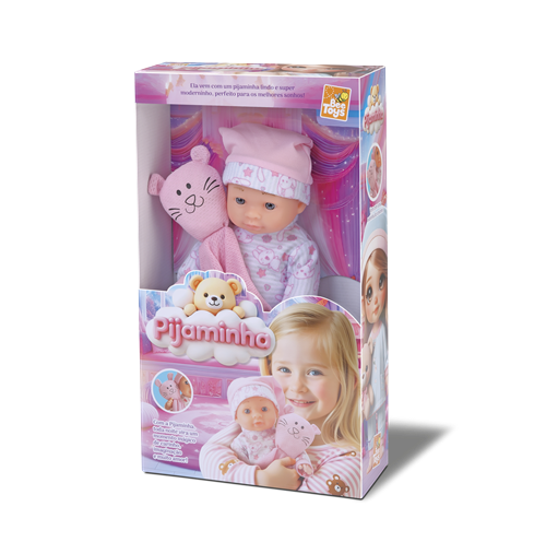 Boneca Pijaminha - Bee Toys