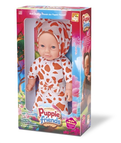 Boneca Puppie Friends - Bee Toys