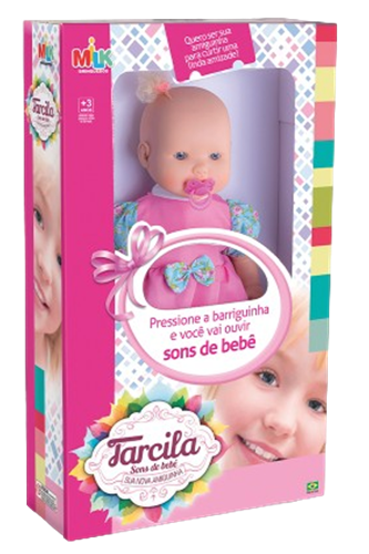 Boneca Tarcila Sons de Bebê - Milk