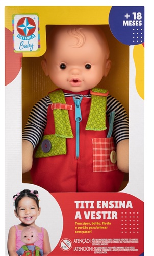 Boneca Titi Ensina a Vestir - Estrela