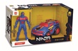 Boneco com Carro Ninja Attack - BS Toys