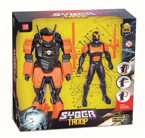 Boneco Syber Troop - BS Toys