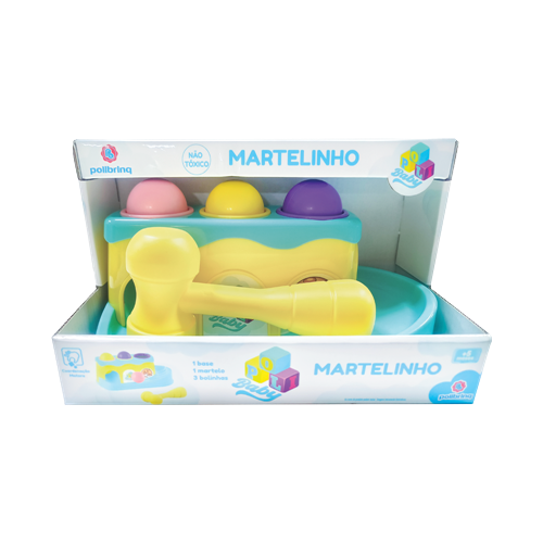 Brinquedo Infantil Martelinho Baby - Polibrinq