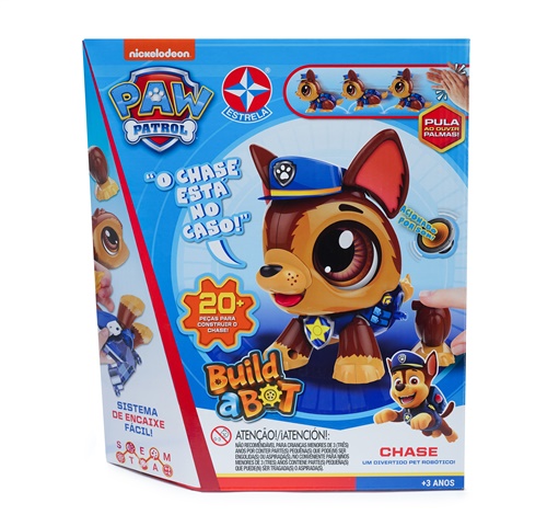 Binquedo Interativo - Build a Bot - Patrulha Canina - Chase - Estrela