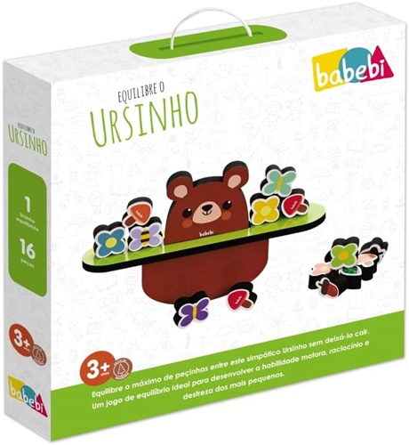Brinquedos Educativo Equilibre o Ursinho - Babebi