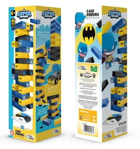 Caiu Perdeu Batman 45 Peças - Pais e Filhos